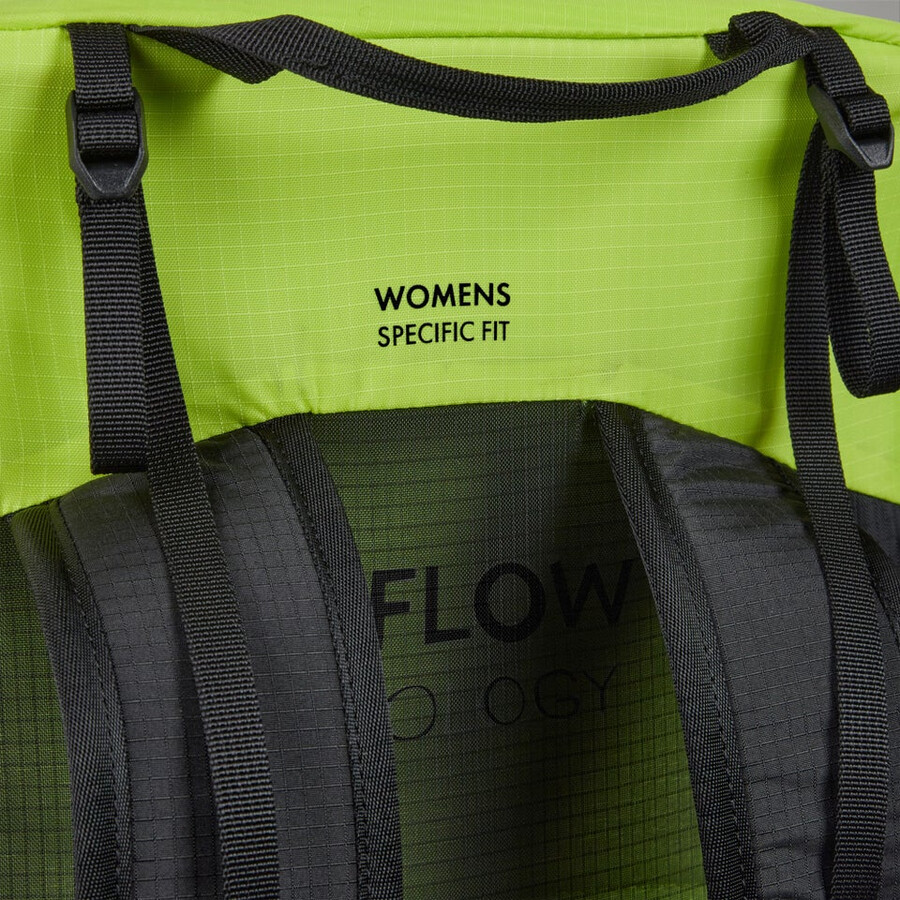 womens remote hike f23 backpack - yellow berghaus