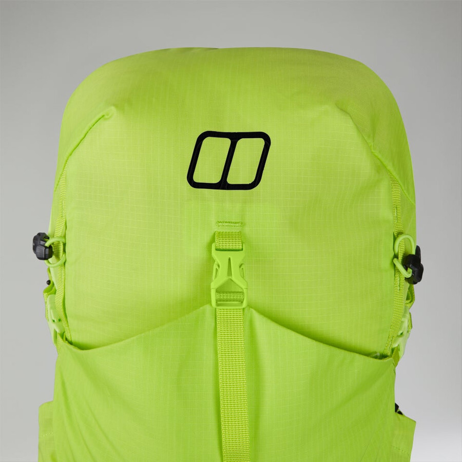 womens remote hike f23 backpack - yellow berghaus