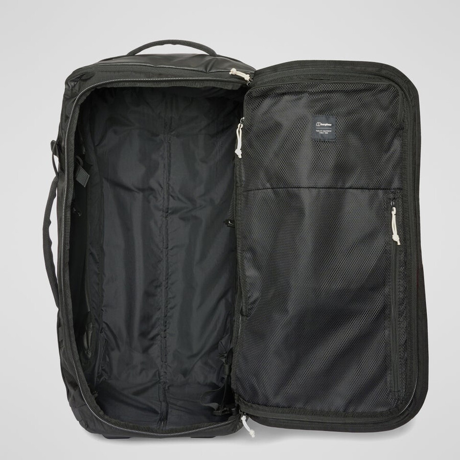 unisex xodus 100l wheeled bag - black berghaus