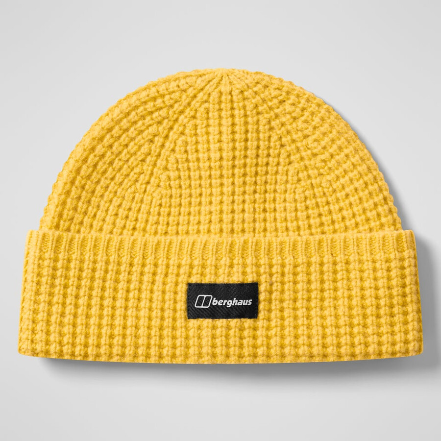 unisex 1997 wool beanie - yellow berghaus