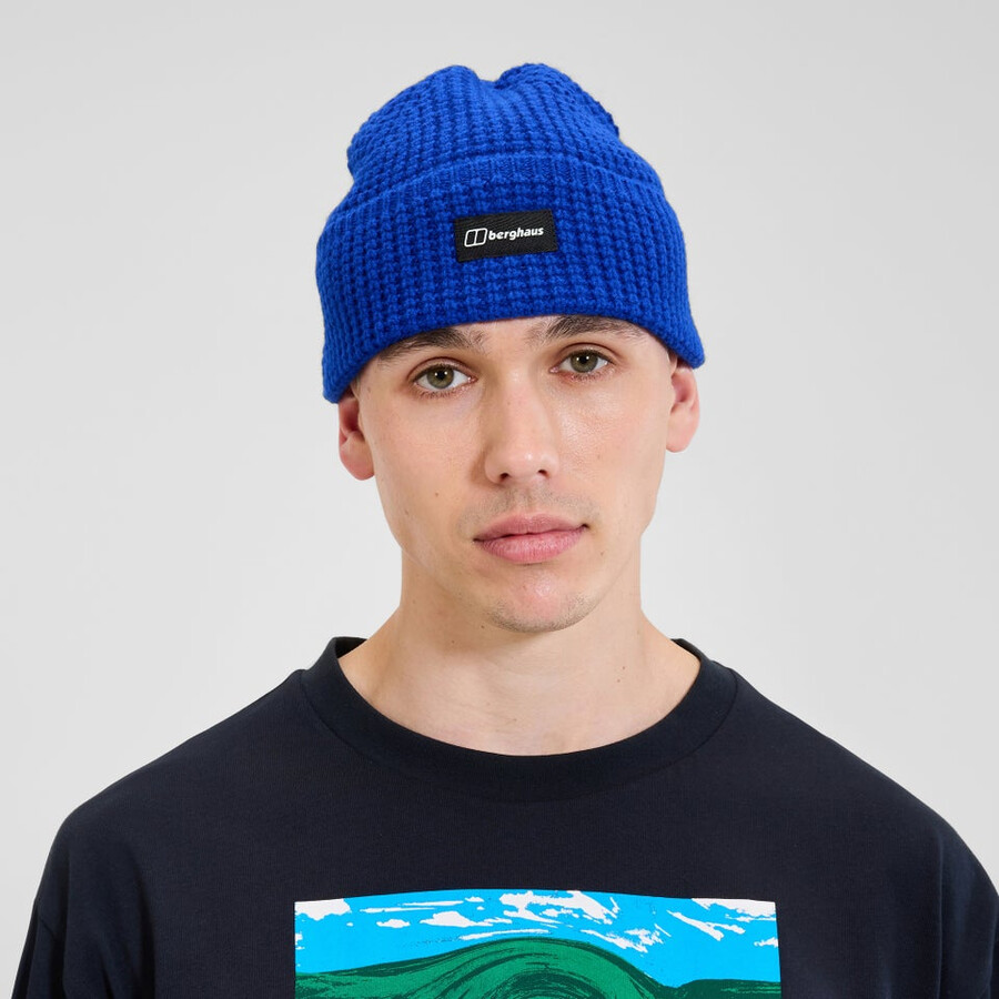 unisex 1997 wool beanie - blue berghaus
