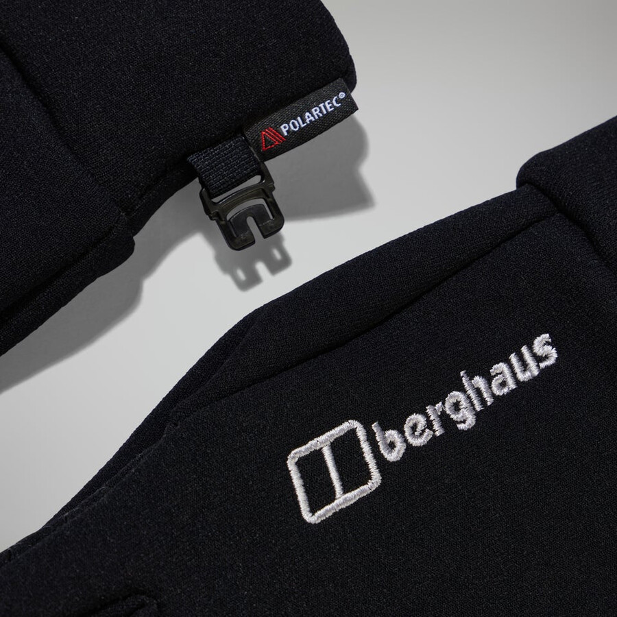 unisex polartec interact glove - black berghaus