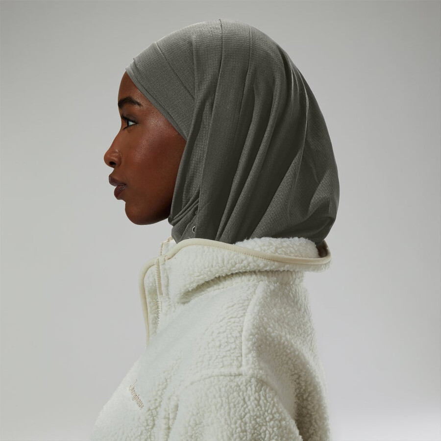 womens hijab - grey berghaus