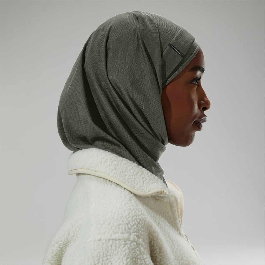 womens hijab - grey berghaus