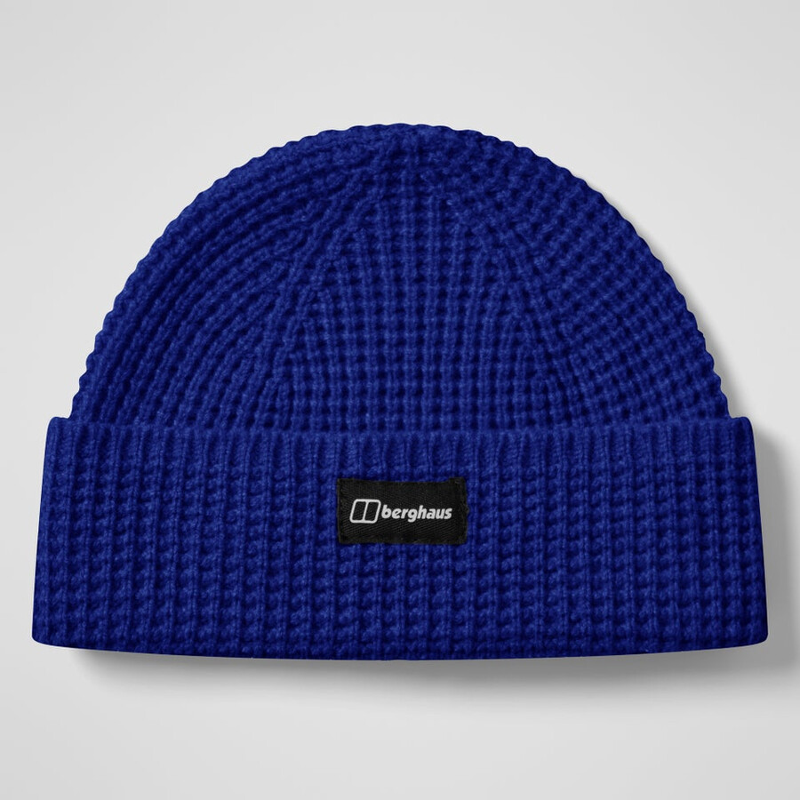 rhynie waffle rib beanie - blue berghaus