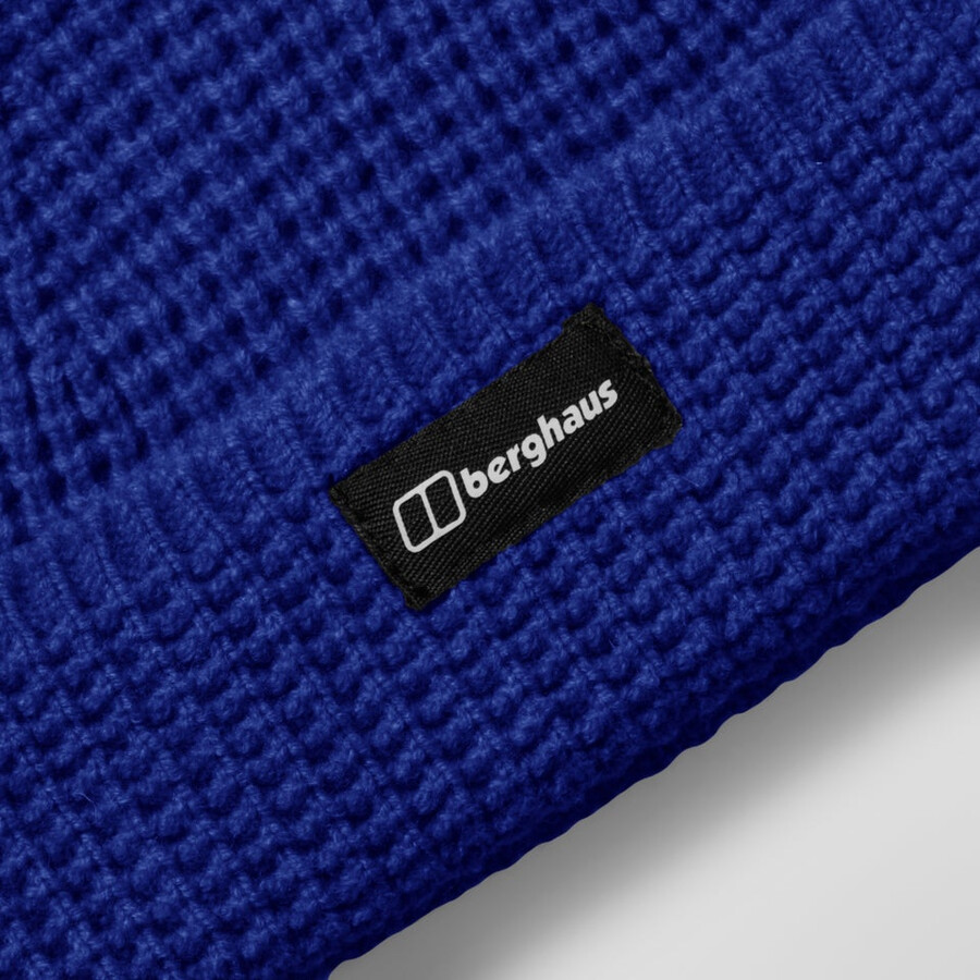 rhynie waffle rib beanie - blue berghaus