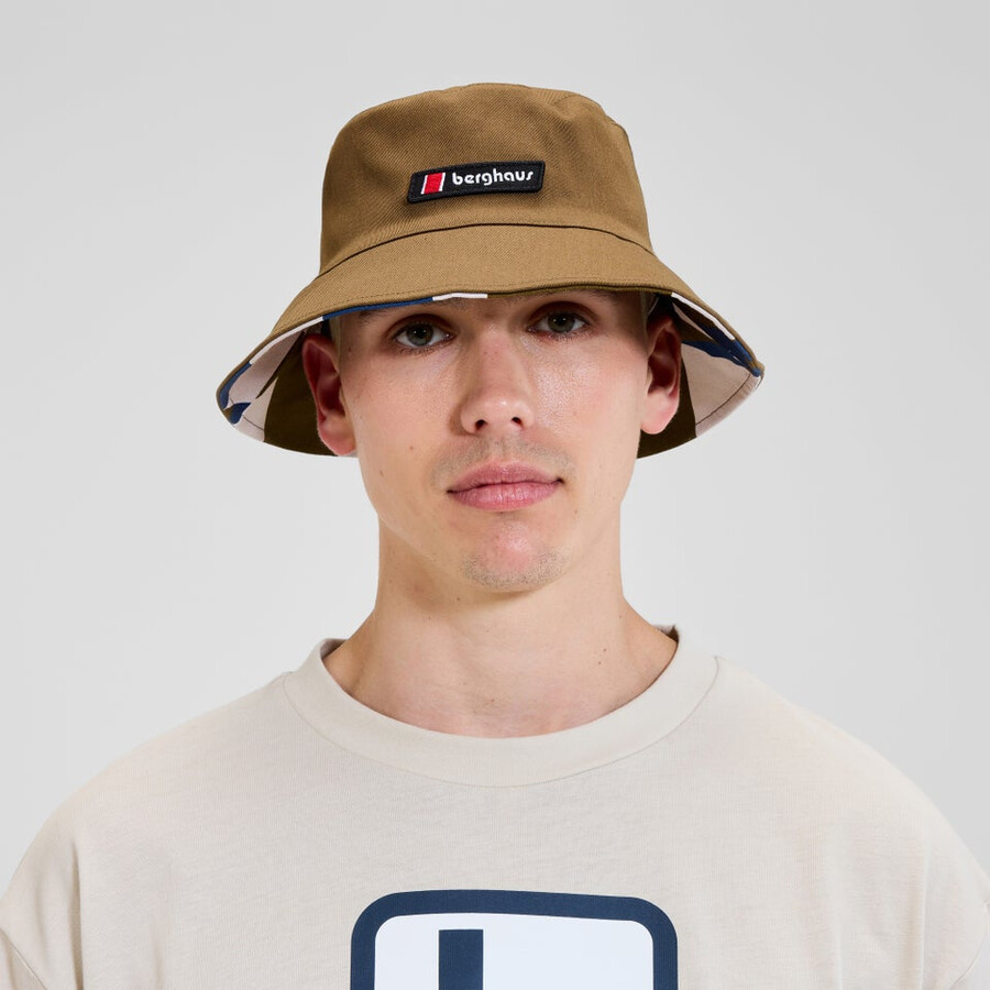 unisex 1997 reverse bucket hat - brown berghaus