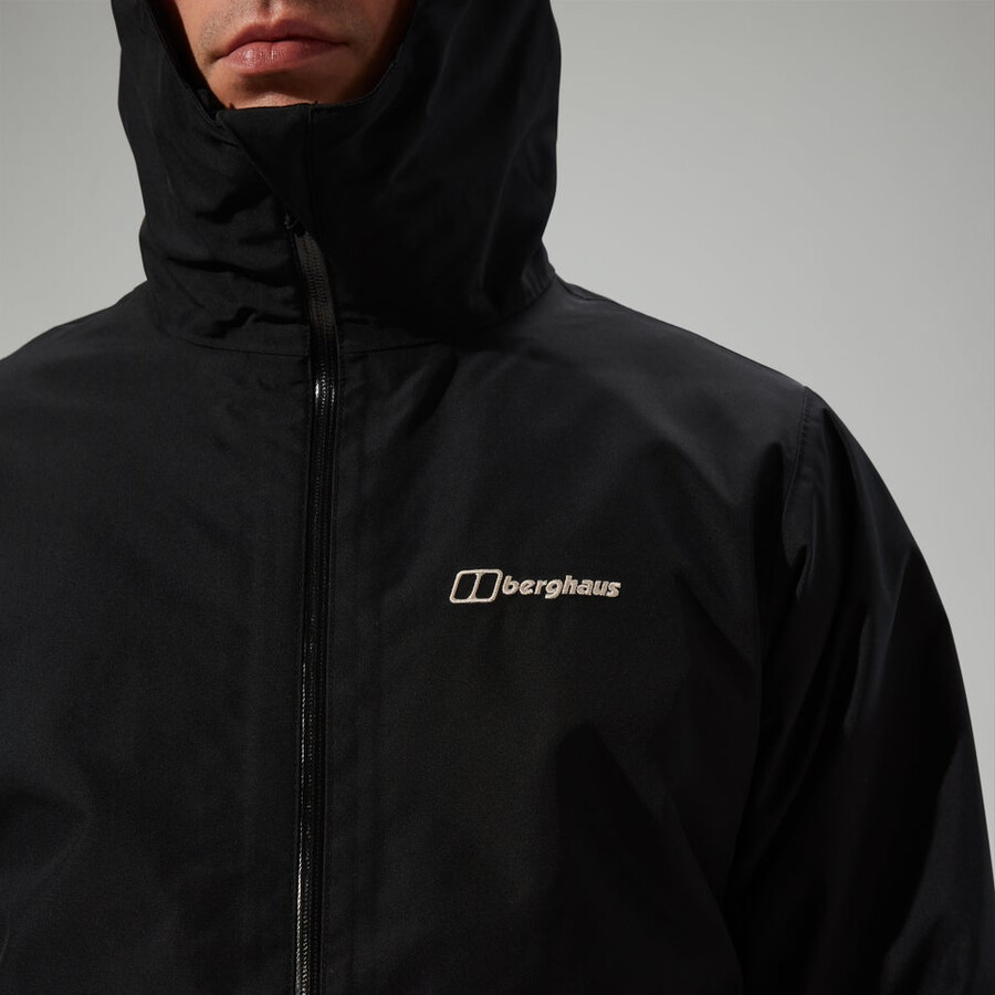 mens bramblfell gemini gore-tex waterproof 3in1 jacket - black berghaus