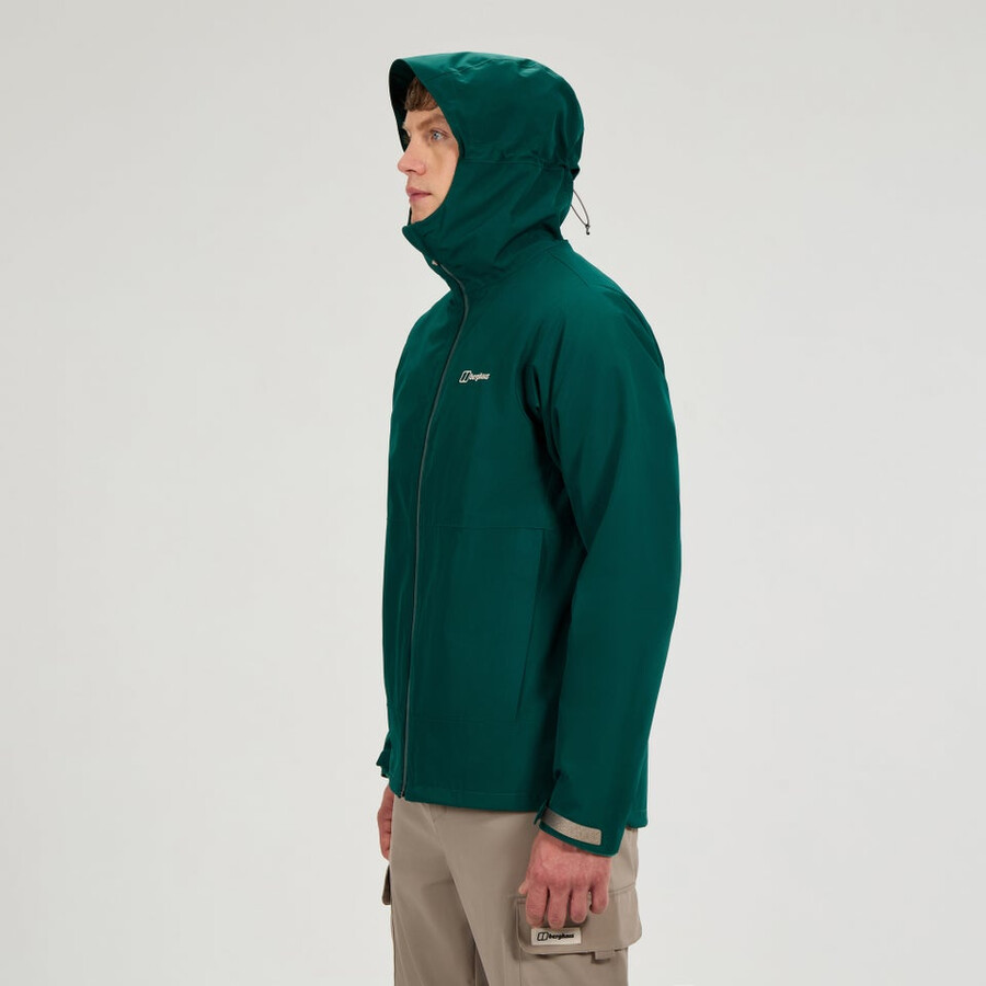 mens bramblfell gemini gore-tex waterproof 3in1 jacket - green berghaus
