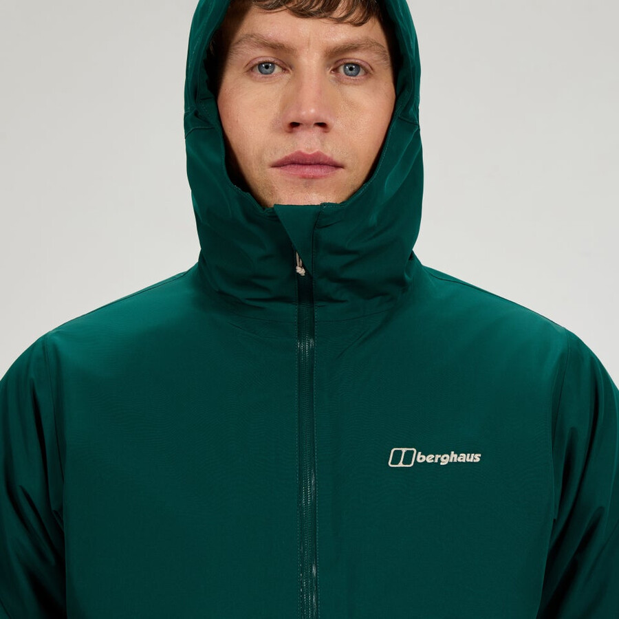 mens bramblfell gemini gore-tex waterproof 3in1 jacket - green berghaus