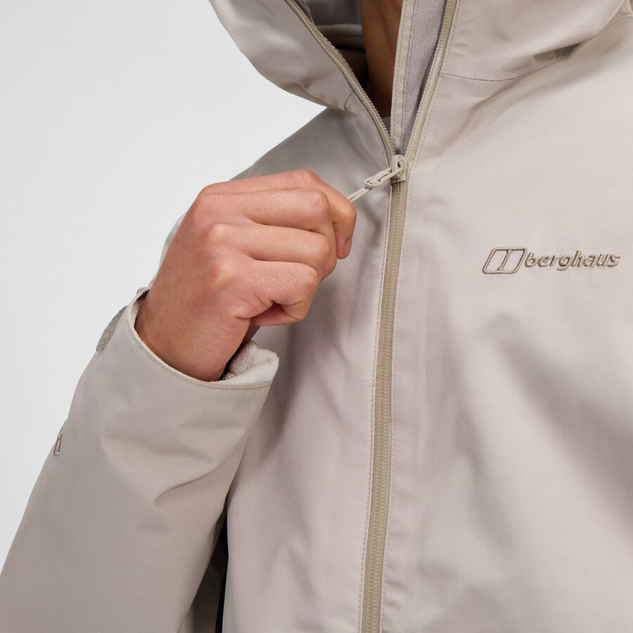 mens bramblfell gemini gore-tex waterproof 3in1 jacket - grey berghaus