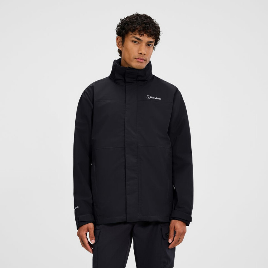 mens hillwalker 2.0 gemini gore-tex 3in1 jacket - blackgrey berghaus