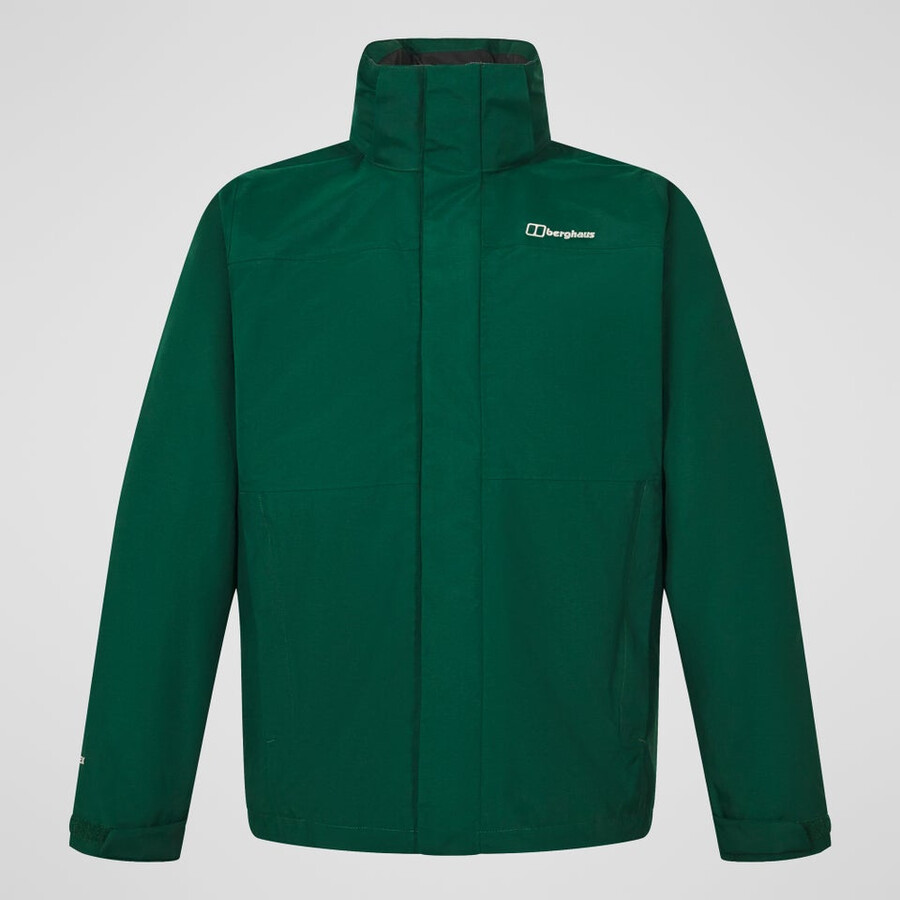 mens hillwalker 2.0 gemini gore-tex 3in1 jacket - green berghaus