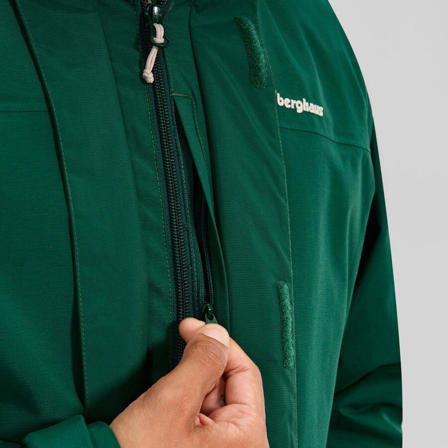 mens hillwalker 2.0 gemini gore-tex 3in1 jacket - green berghaus