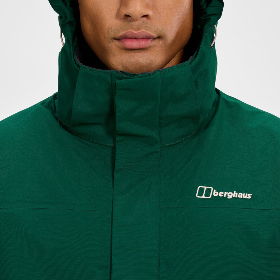 mens hillwalker 2.0 gemini gore-tex 3in1 jacket - green berghaus