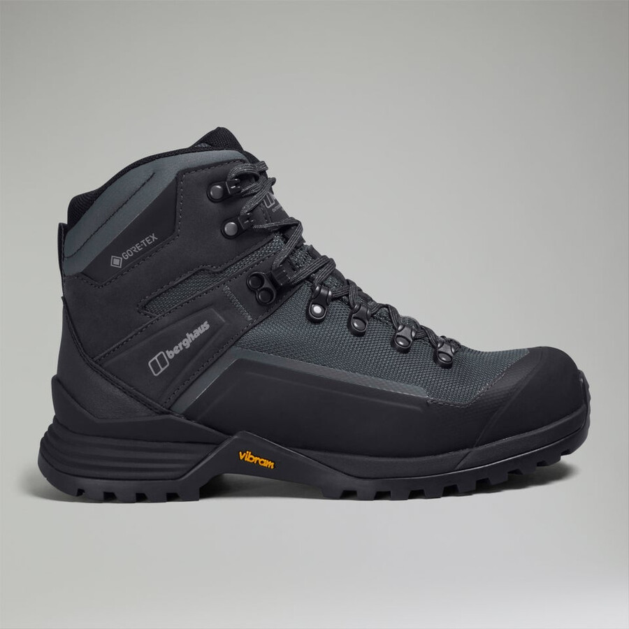 mens storm trek gore-tex waterproof boot - greyblack berghaus