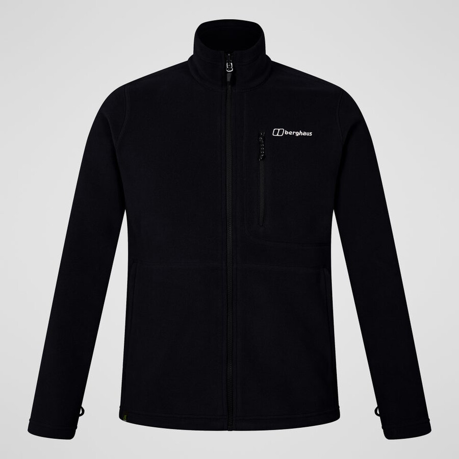 mens activity interactive polartec fleece - black berghaus