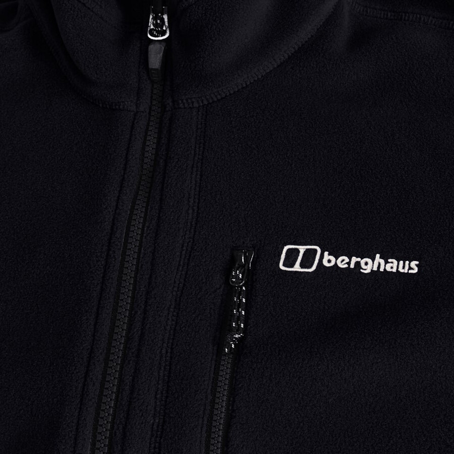 mens activity interactive polartec fleece - black berghaus