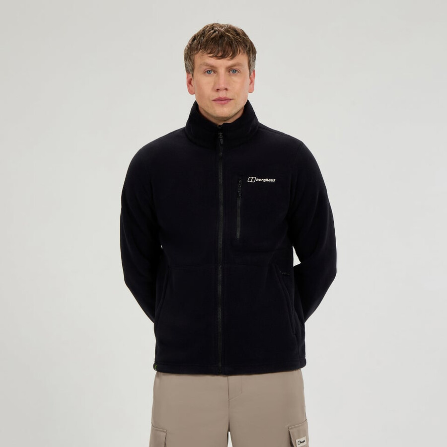 mens activity interactive polartec fleece - black berghaus