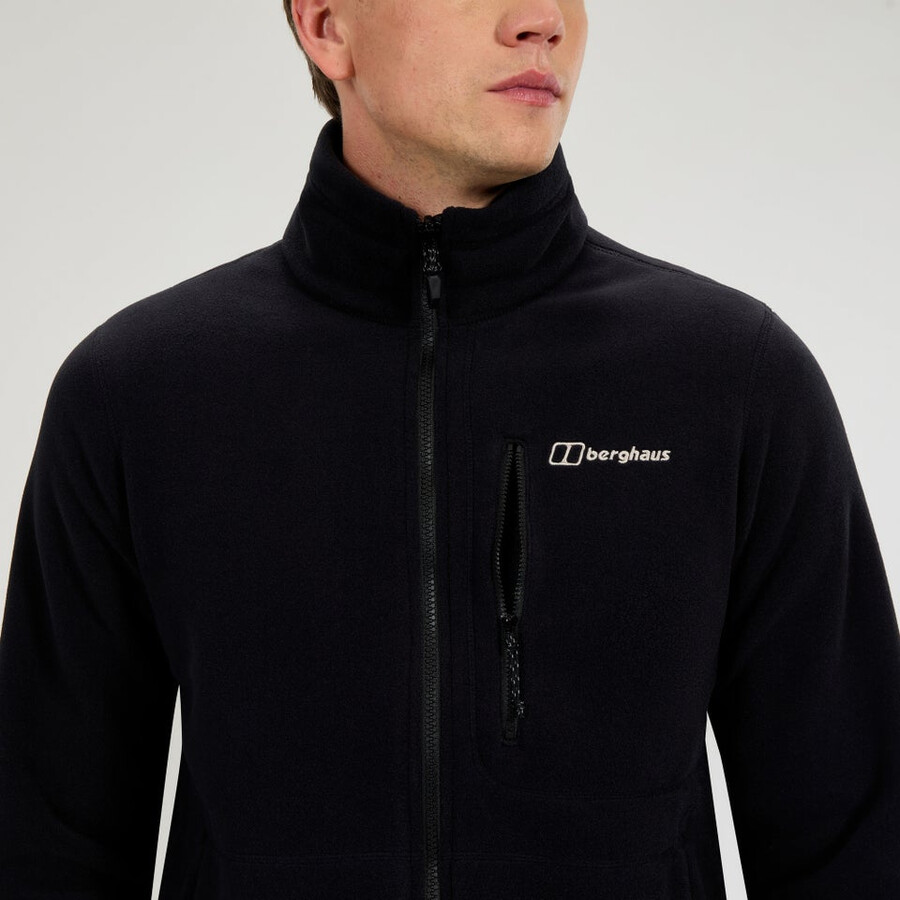 mens activity interactive polartec fleece - black berghaus