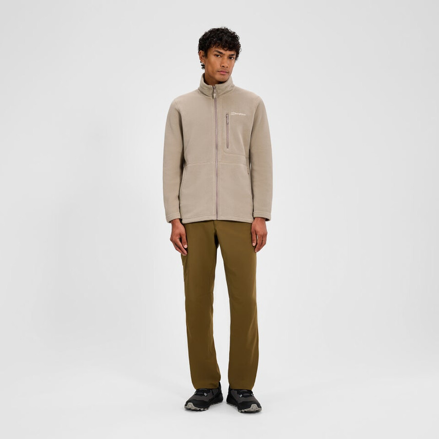 mens activity interactive polartec fleece - natural berghaus