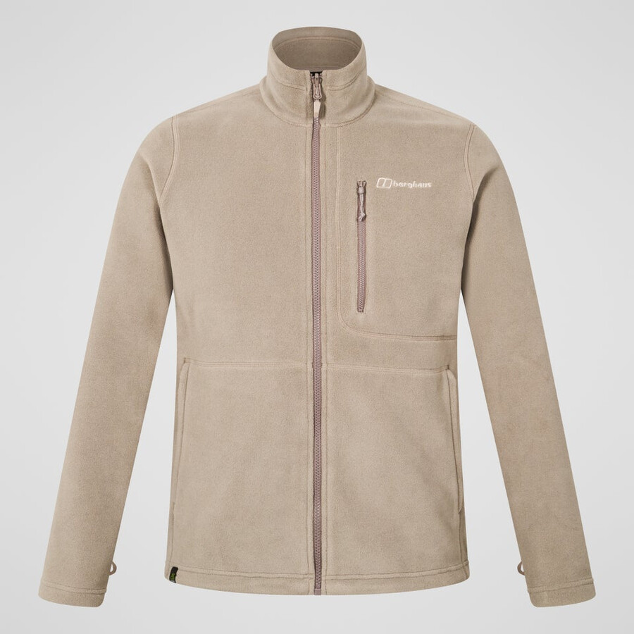 mens activity interactive polartec fleece - natural berghaus