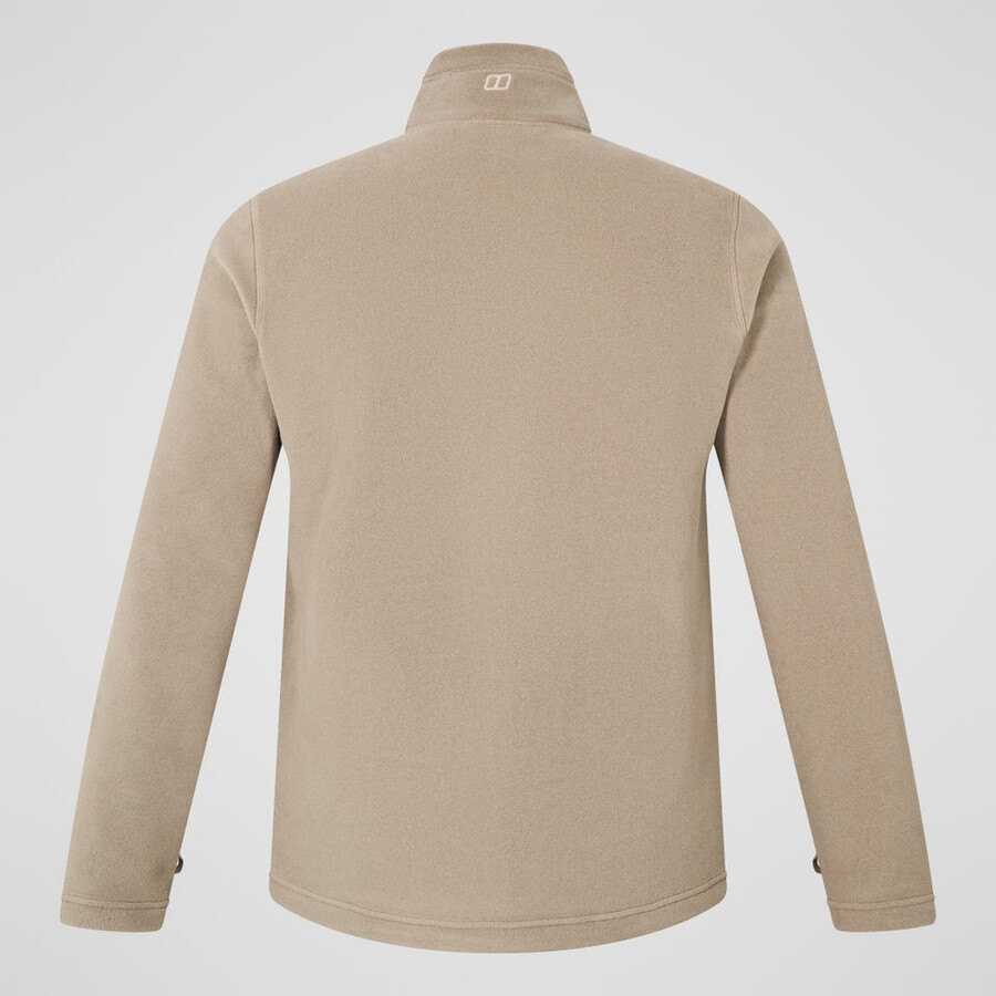 mens activity interactive polartec fleece - natural berghaus