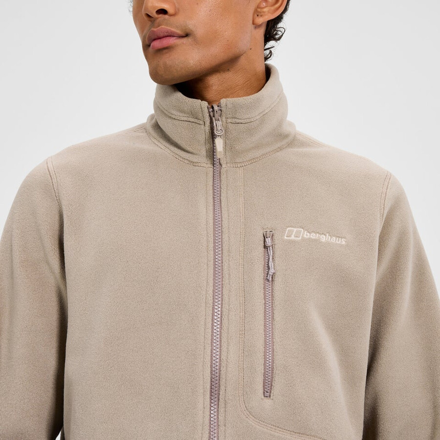 mens activity interactive polartec fleece - natural berghaus