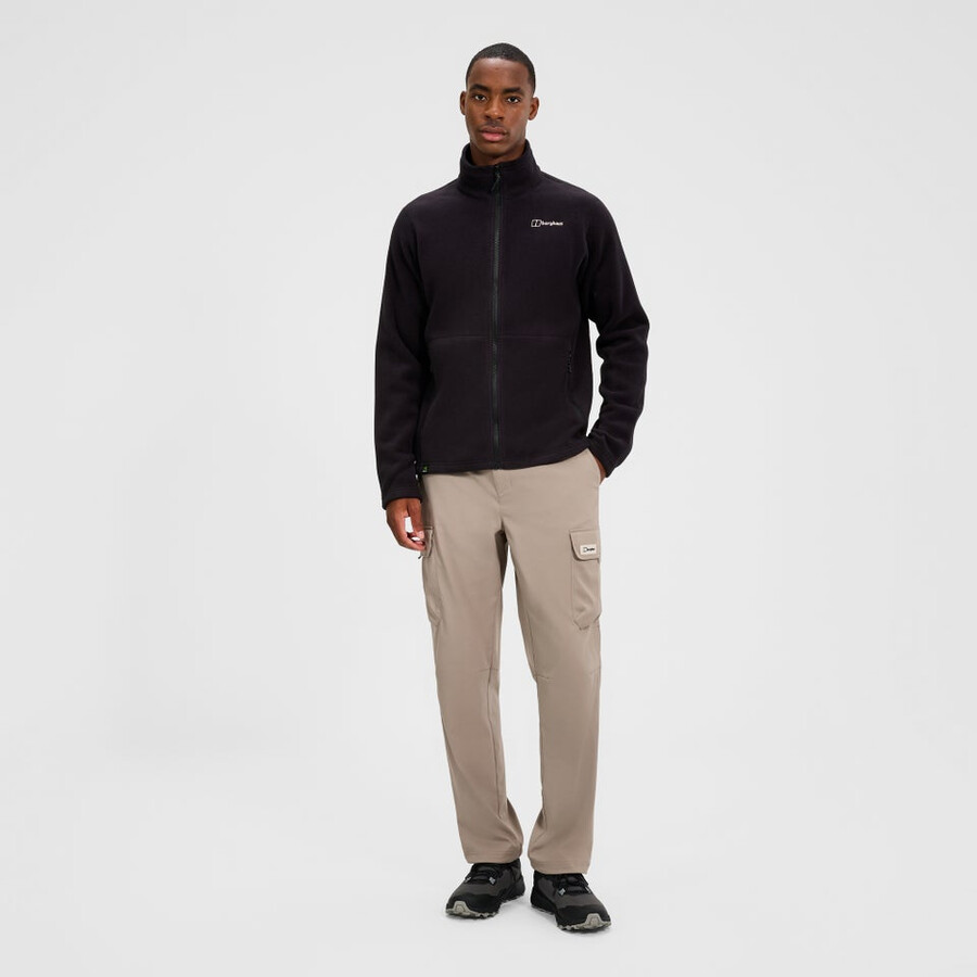 mens prism interactive polartec fleece jacket - black berghaus