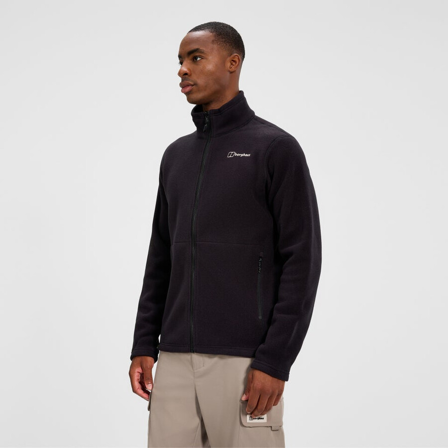 mens prism interactive polartec fleece jacket - black berghaus