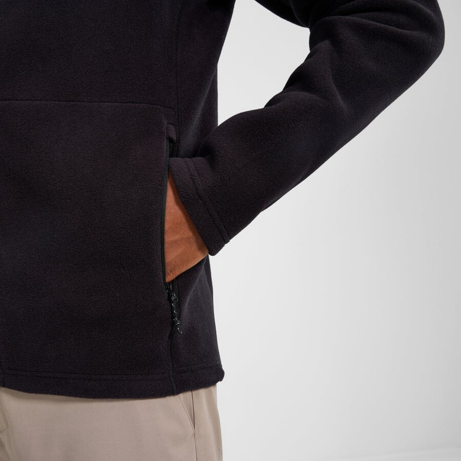 mens prism interactive polartec fleece jacket - black berghaus