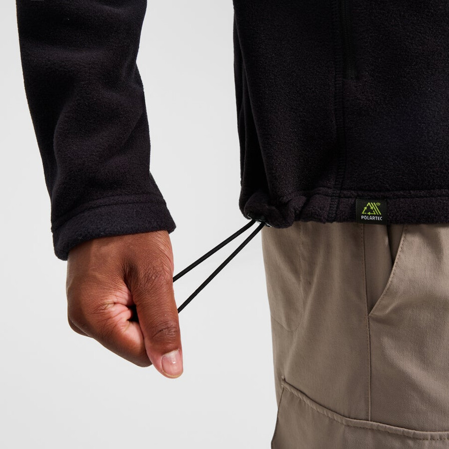 mens prism interactive polartec fleece jacket - black berghaus