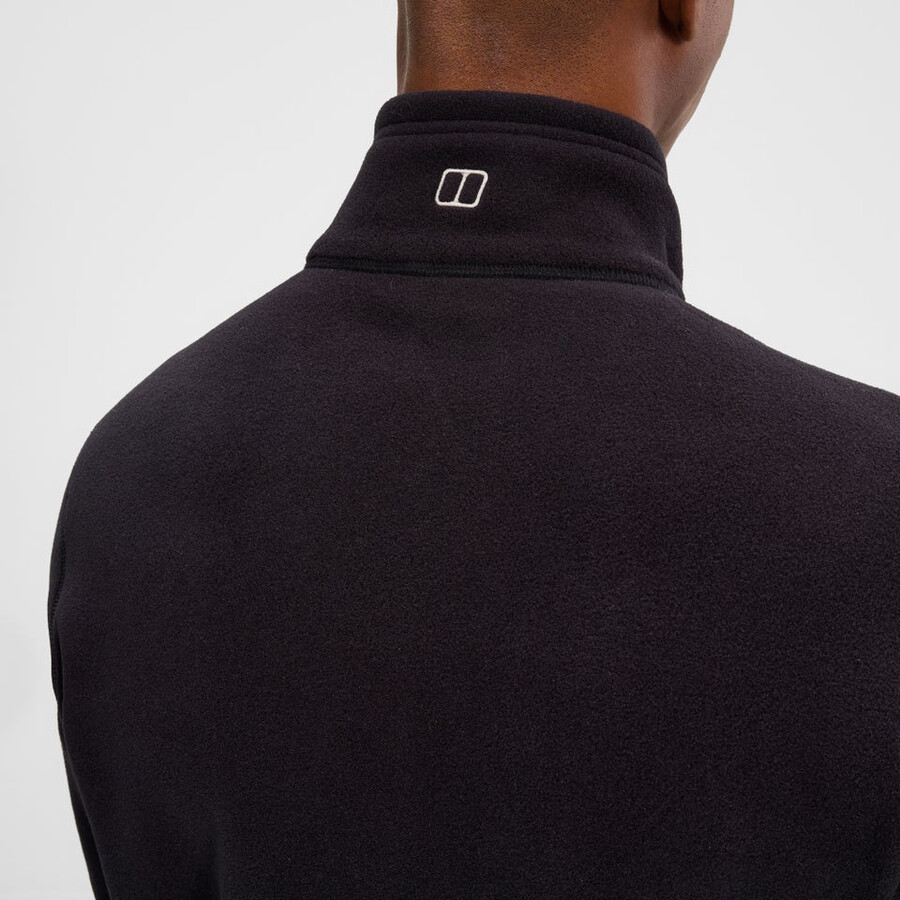 mens prism interactive polartec fleece jacket - black berghaus