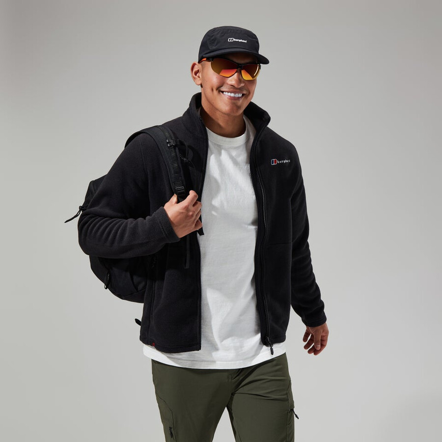 mens prism polartec interactive jacket - black berghaus