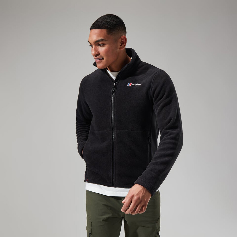 mens prism polartec interactive jacket - black berghaus