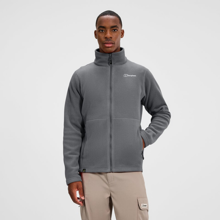 mens prism interactive polartec fleece jacket - grey berghaus