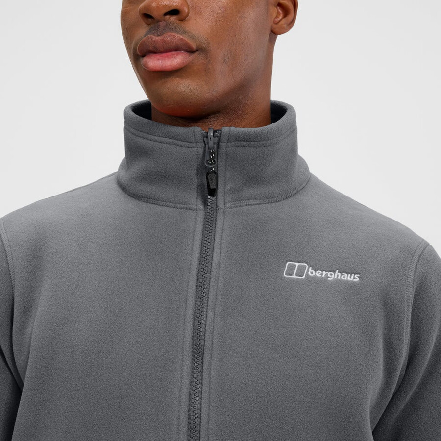 mens prism interactive polartec fleece jacket - grey berghaus
