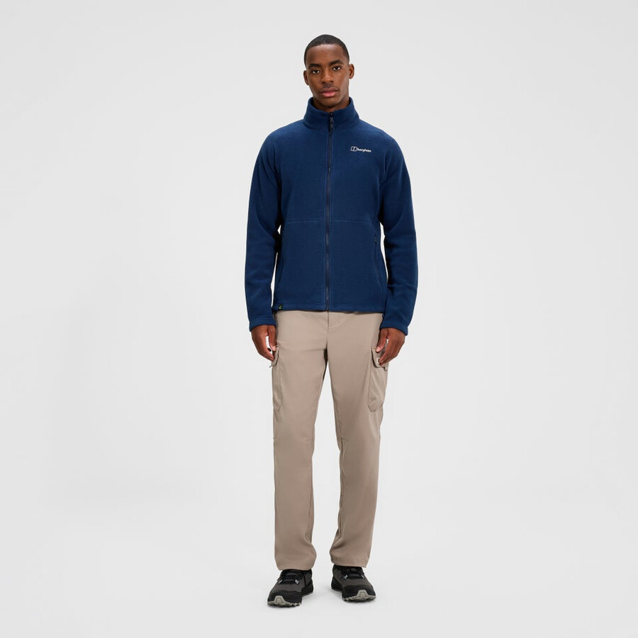 mens prism interactive polartec fleece jacket - blue berghaus