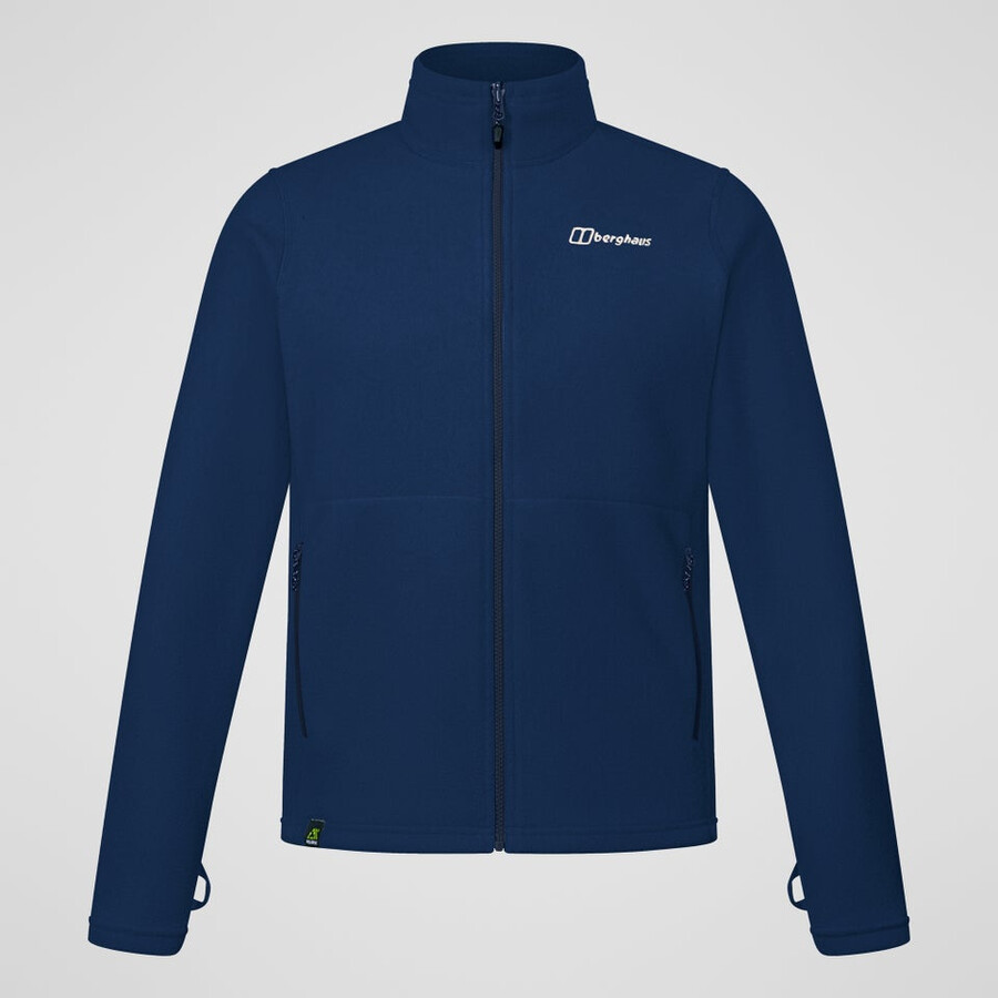 mens prism interactive polartec fleece jacket - blue berghaus
