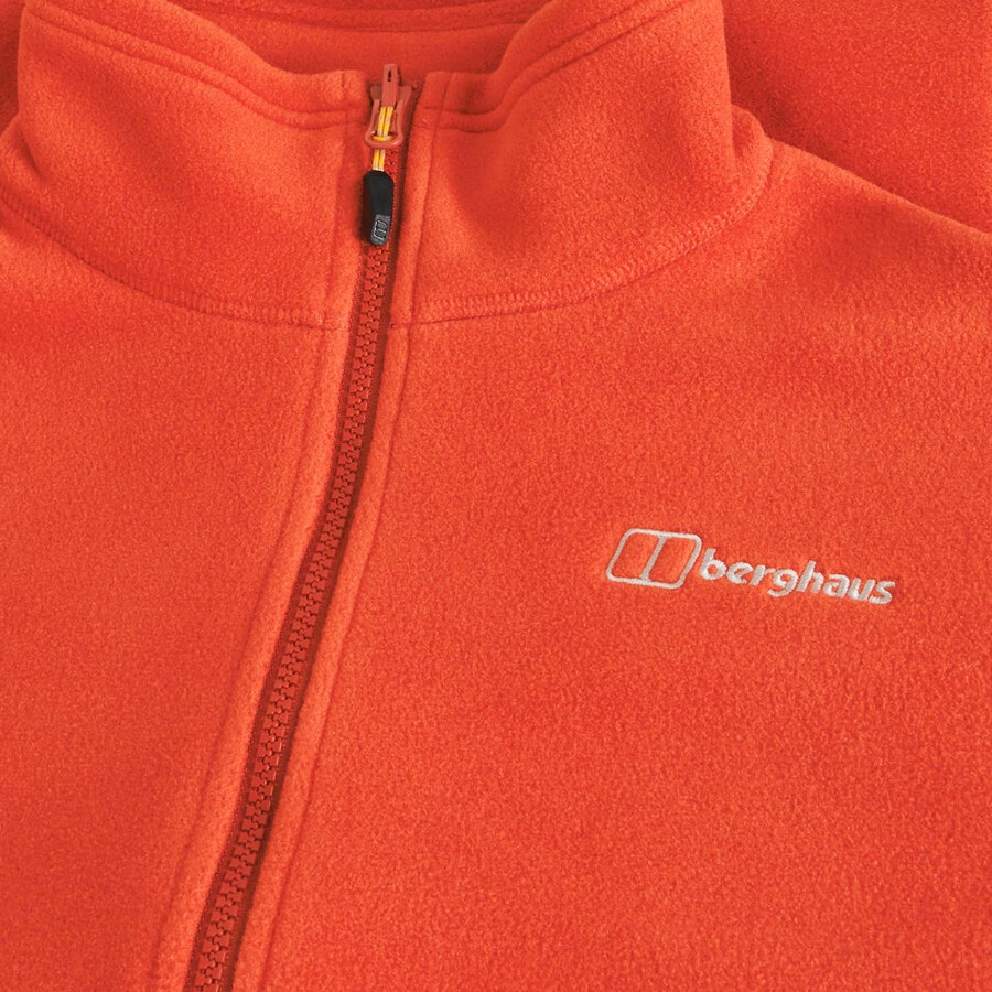 mens prism interactive polartec fleece jacket - orange berghaus