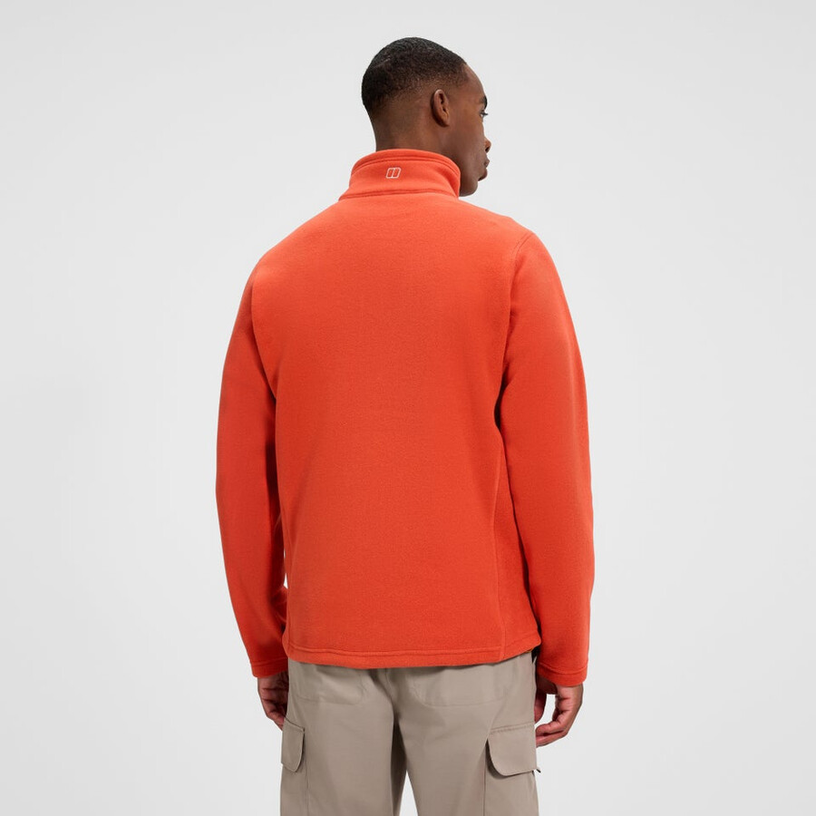 mens prism interactive polartec fleece jacket - orange berghaus
