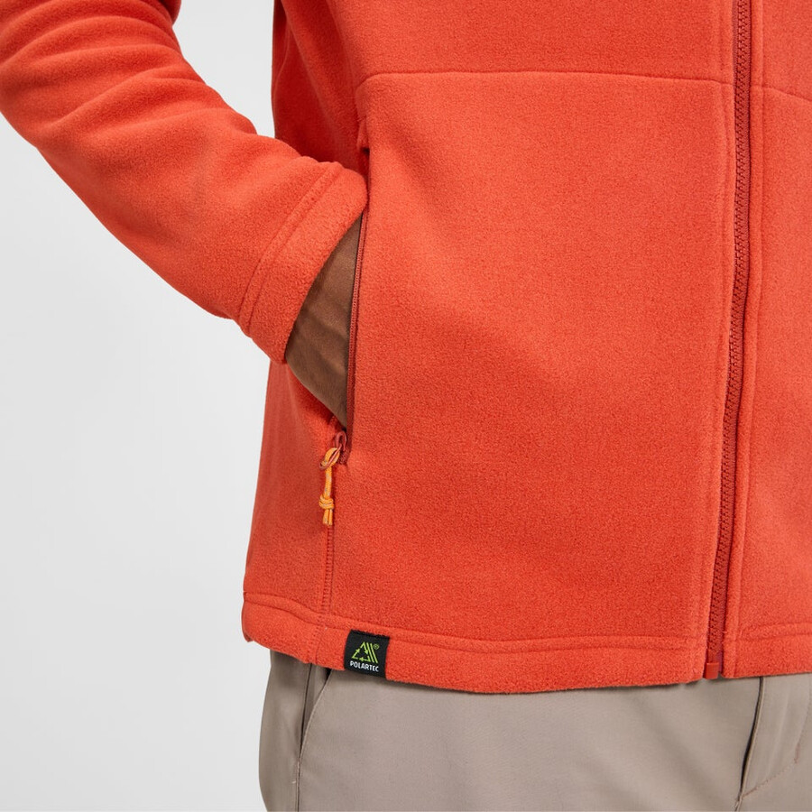 mens prism interactive polartec fleece jacket - orange berghaus