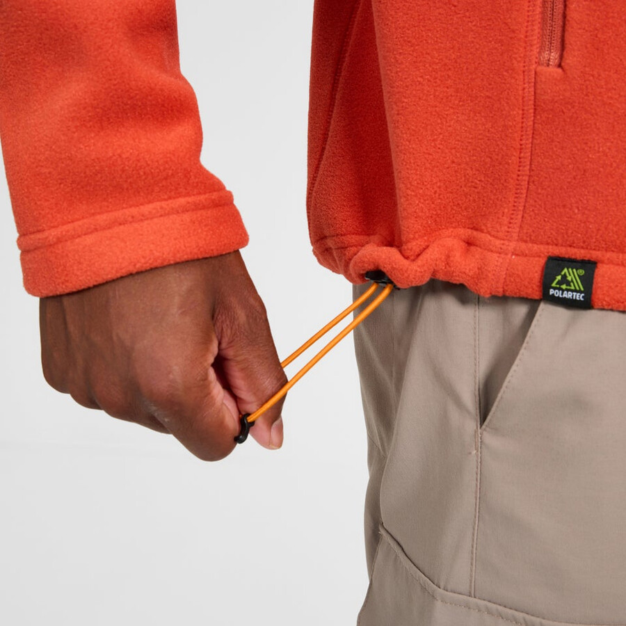 mens prism interactive polartec fleece jacket - orange berghaus