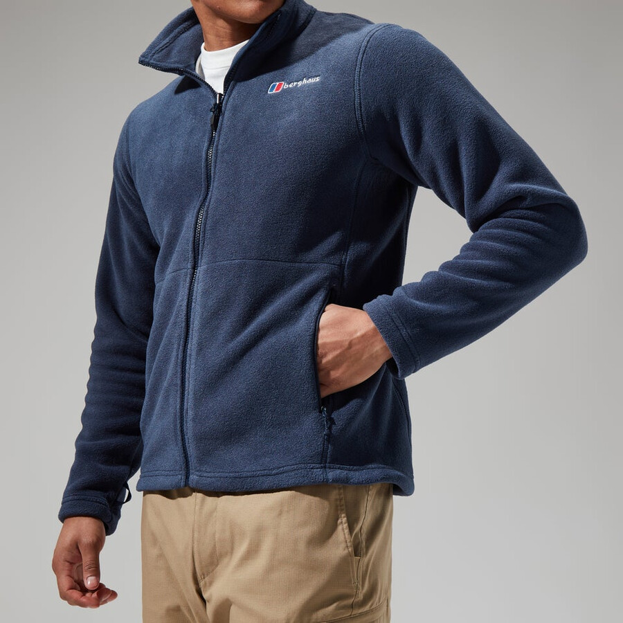 mens prism polartec interactive jacket - dark blue berghaus
