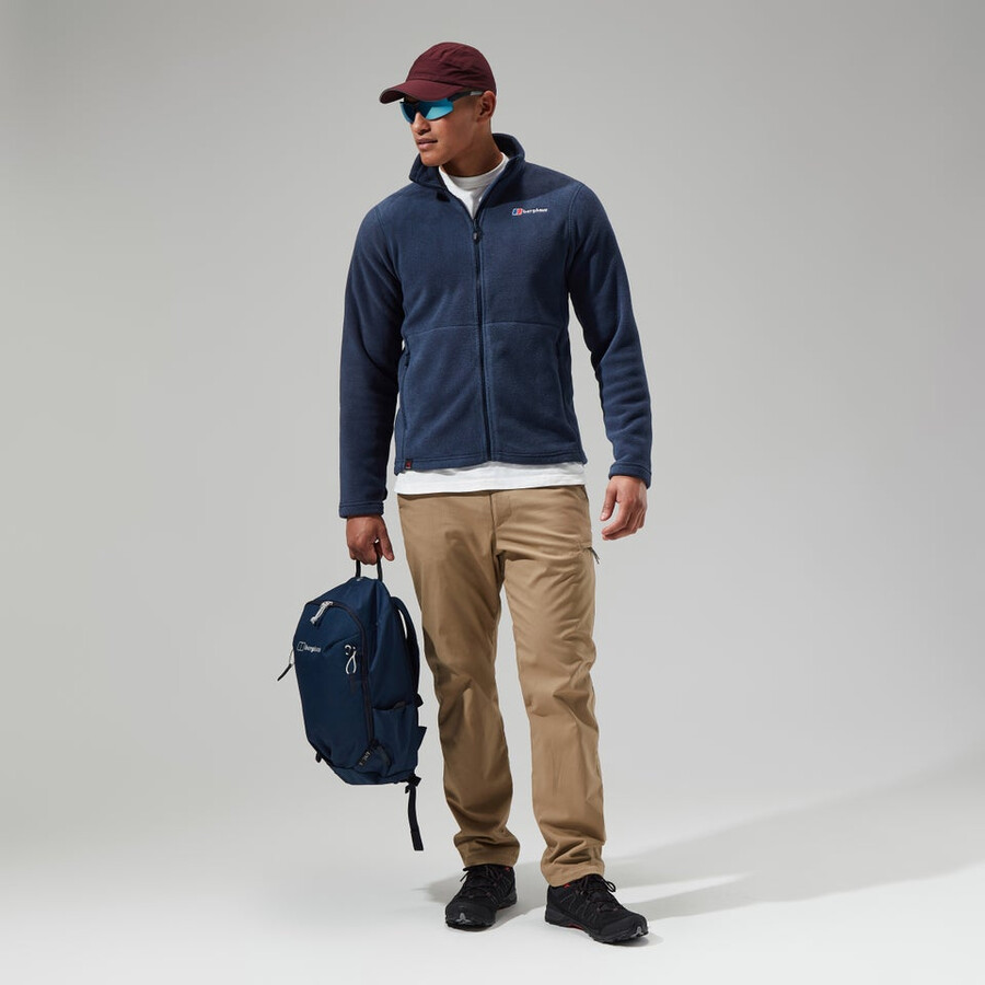mens prism polartec interactive jacket - dark blue berghaus