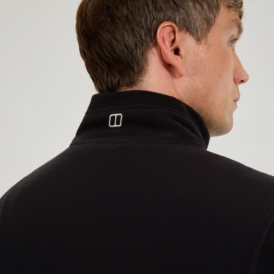 mens prism micro interactive polartec fleece jacket - black berghaus