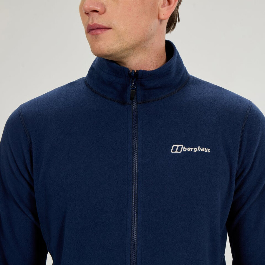 mens prism micro interactive polartec fleece jacket - blue berghaus