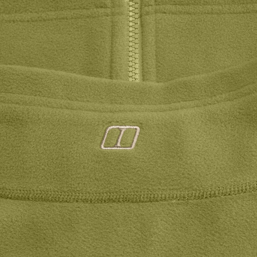 mens prism micro interactive polartec fleece jacket - green berghaus