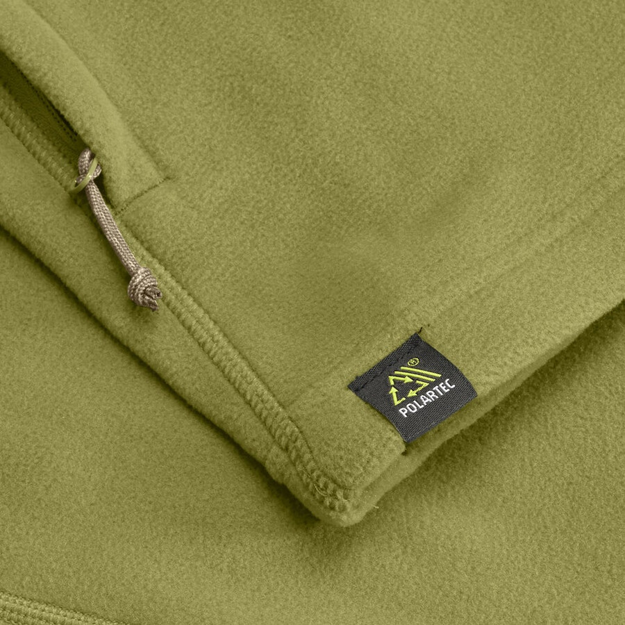 mens prism micro interactive polartec fleece jacket - green berghaus