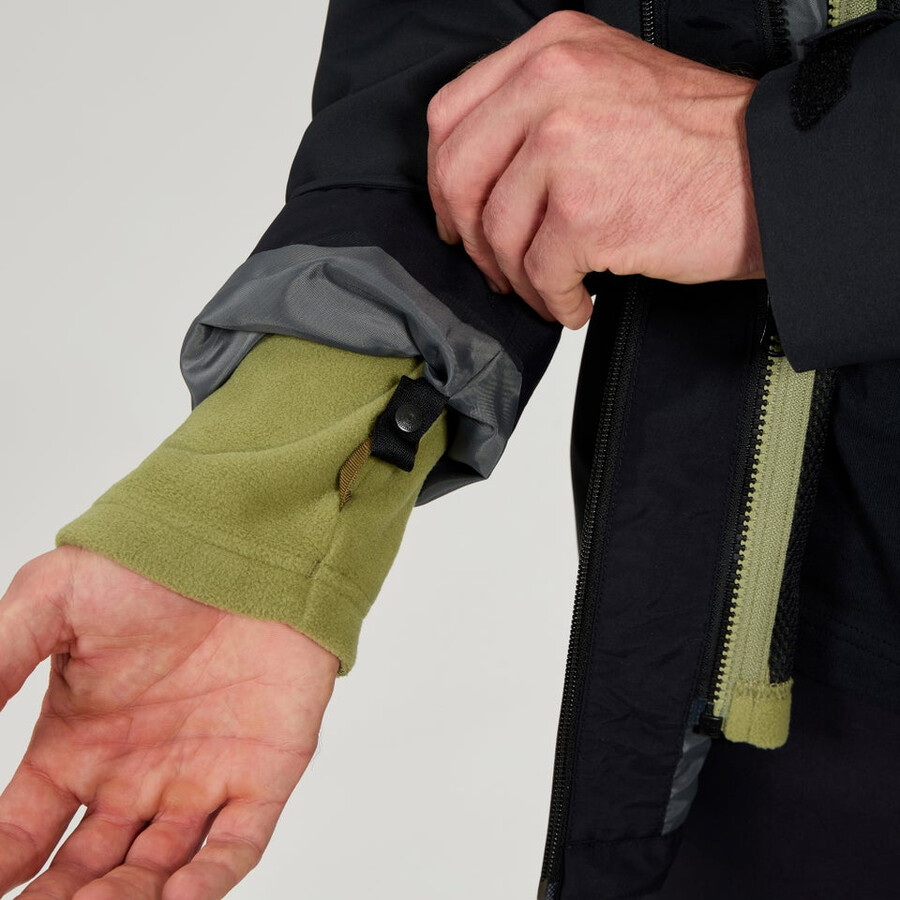 mens prism micro interactive polartec fleece jacket - green berghaus